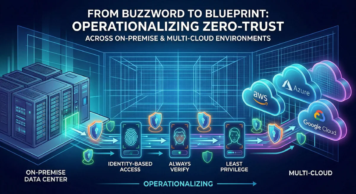 From Buzzword to Blueprint: Operationalizing Zero-Trust Across On-Premise and Multi-Cloud Environments