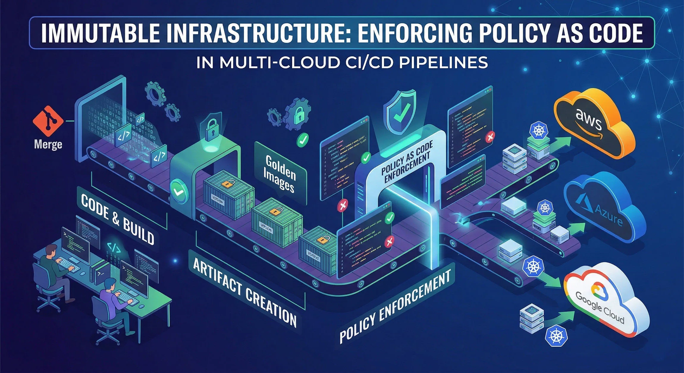 Immutable Infrastructure: Enforcing Policy as Code in Multi-Cloud CI/CD Pipelines