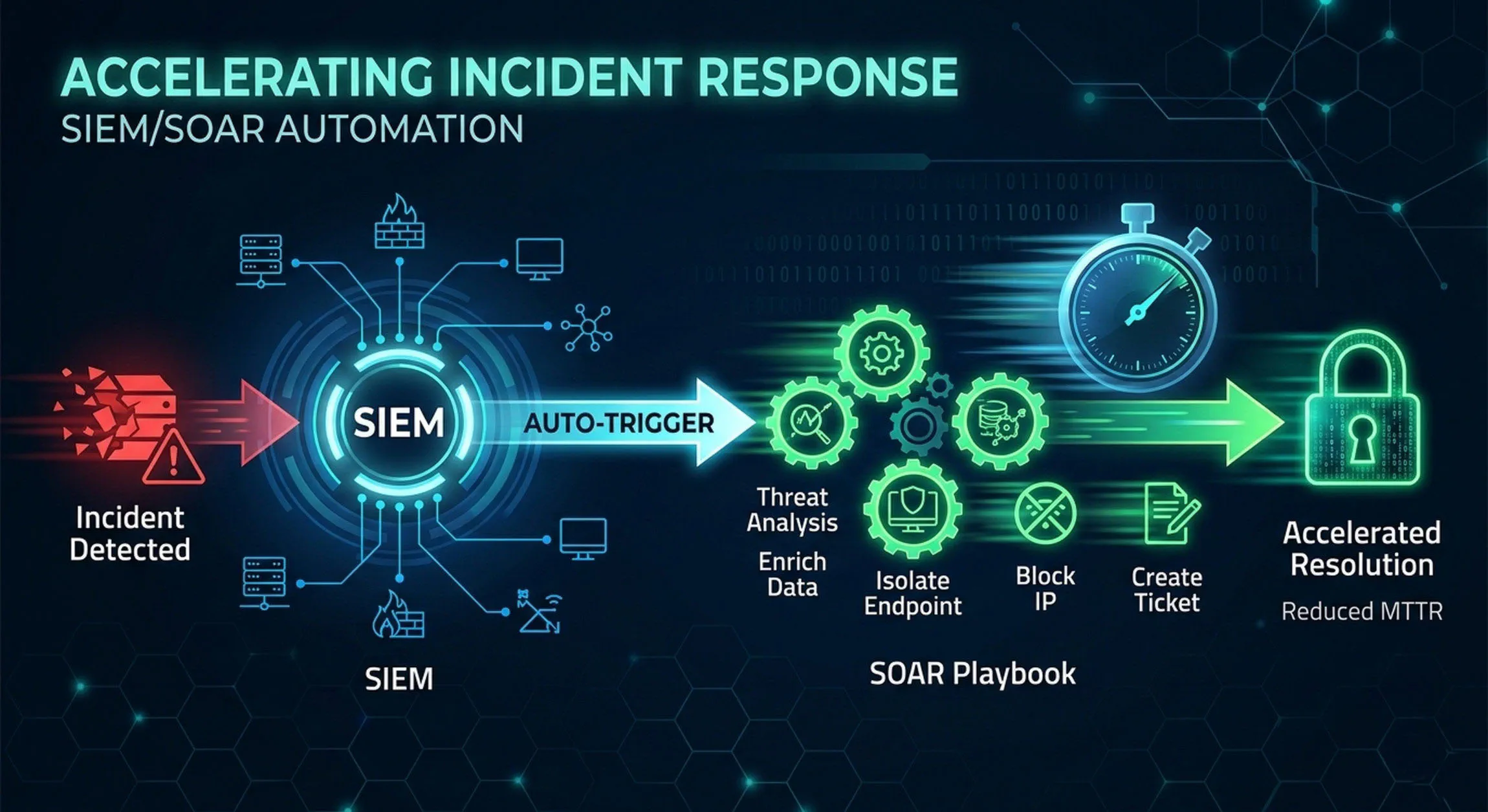 Stop the Clock: Accelerating Incident Response with SIEM and SOAR Automation