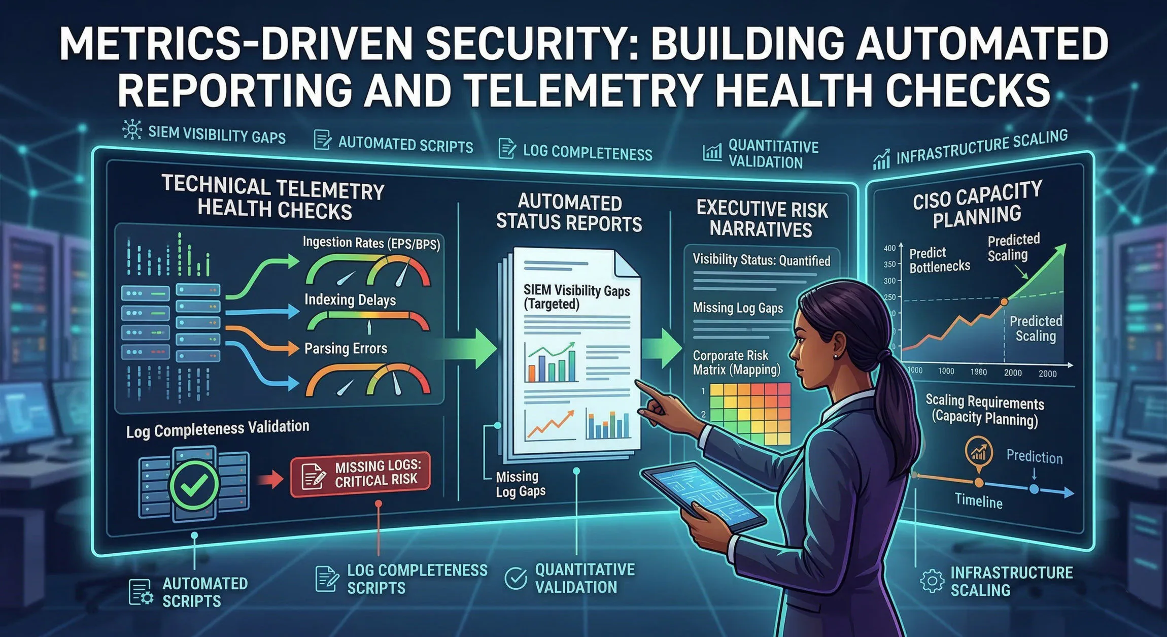 Metrics-Driven Security: Building Automated Reporting and Telemetry Health Checks