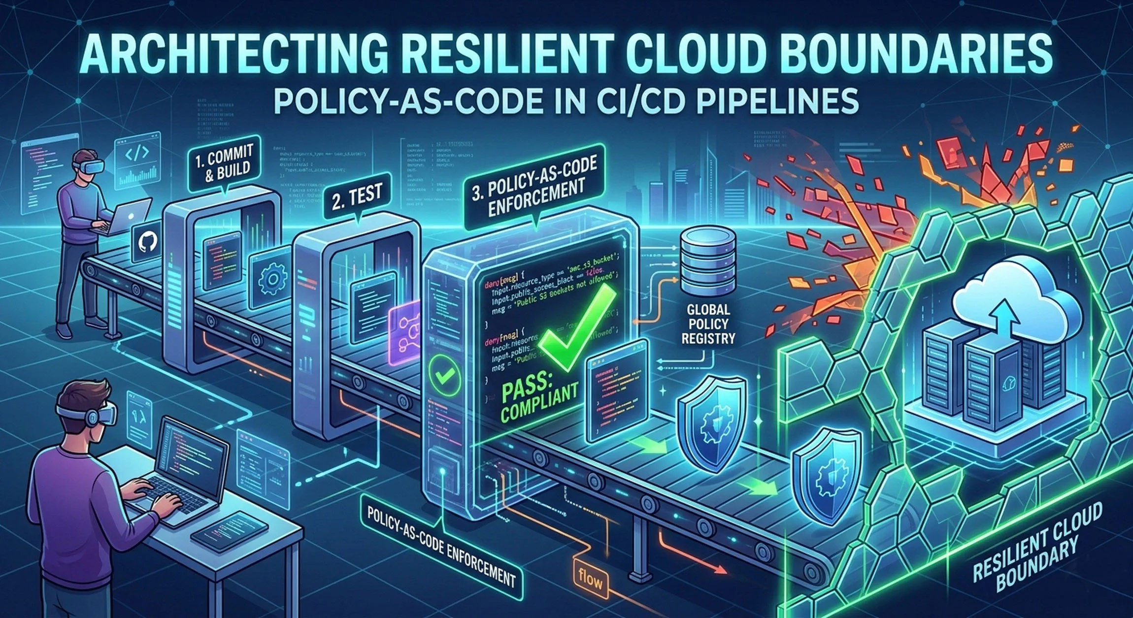 Architecting Resilient Cloud Boundaries: Policy-as-Code in CI/CD Pipelines