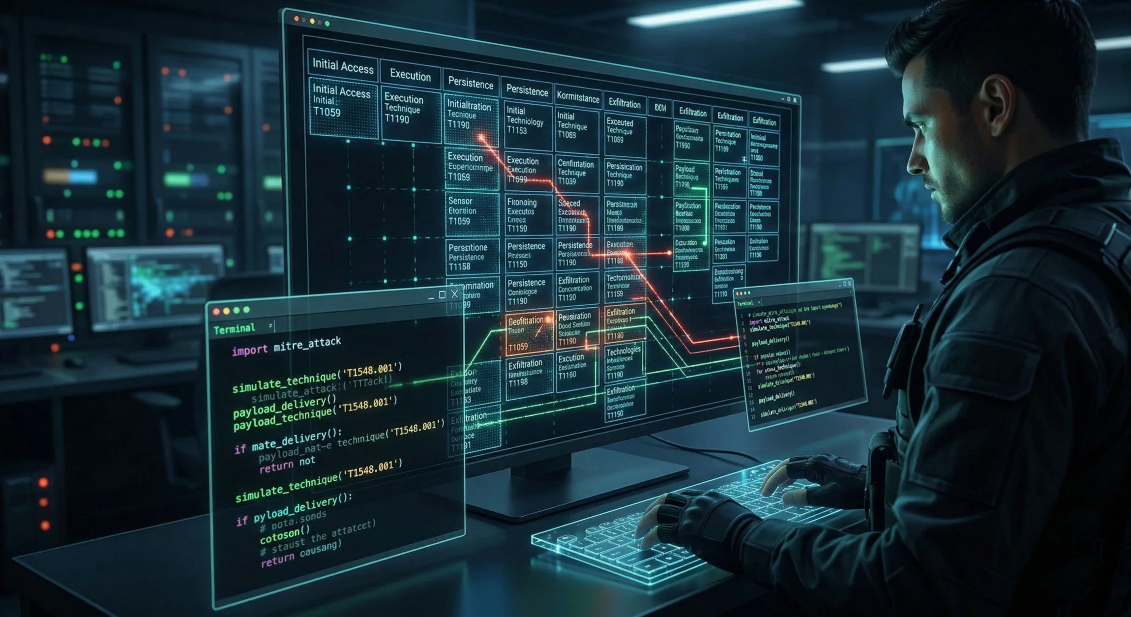 Mapping the Matrix: Python-Driven Offensive Tooling for MITRE ATT&CK