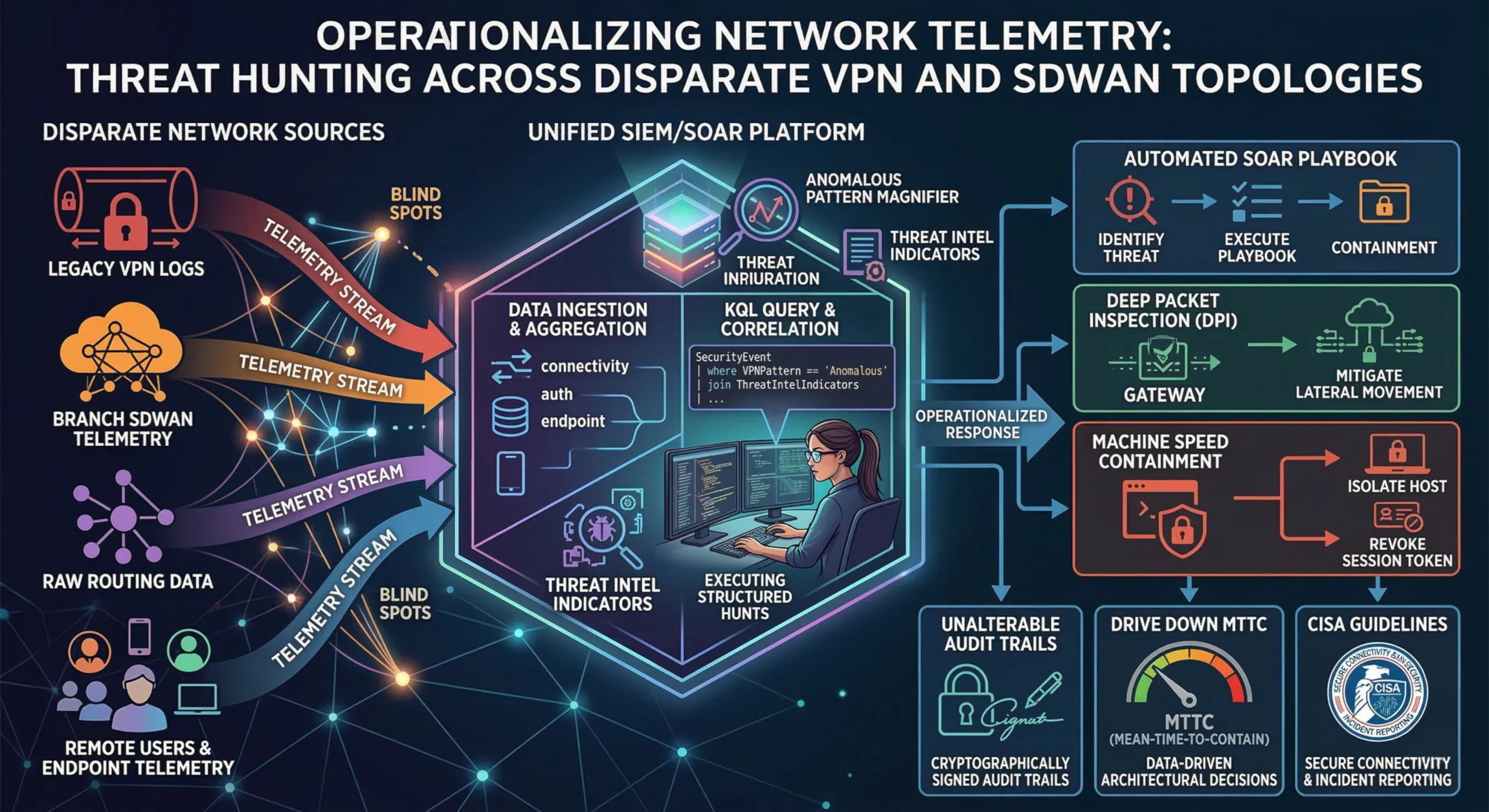 Operationalizing Network Telemetry: Threat Hunting Across Disparate VPN and SDWAN Topologies