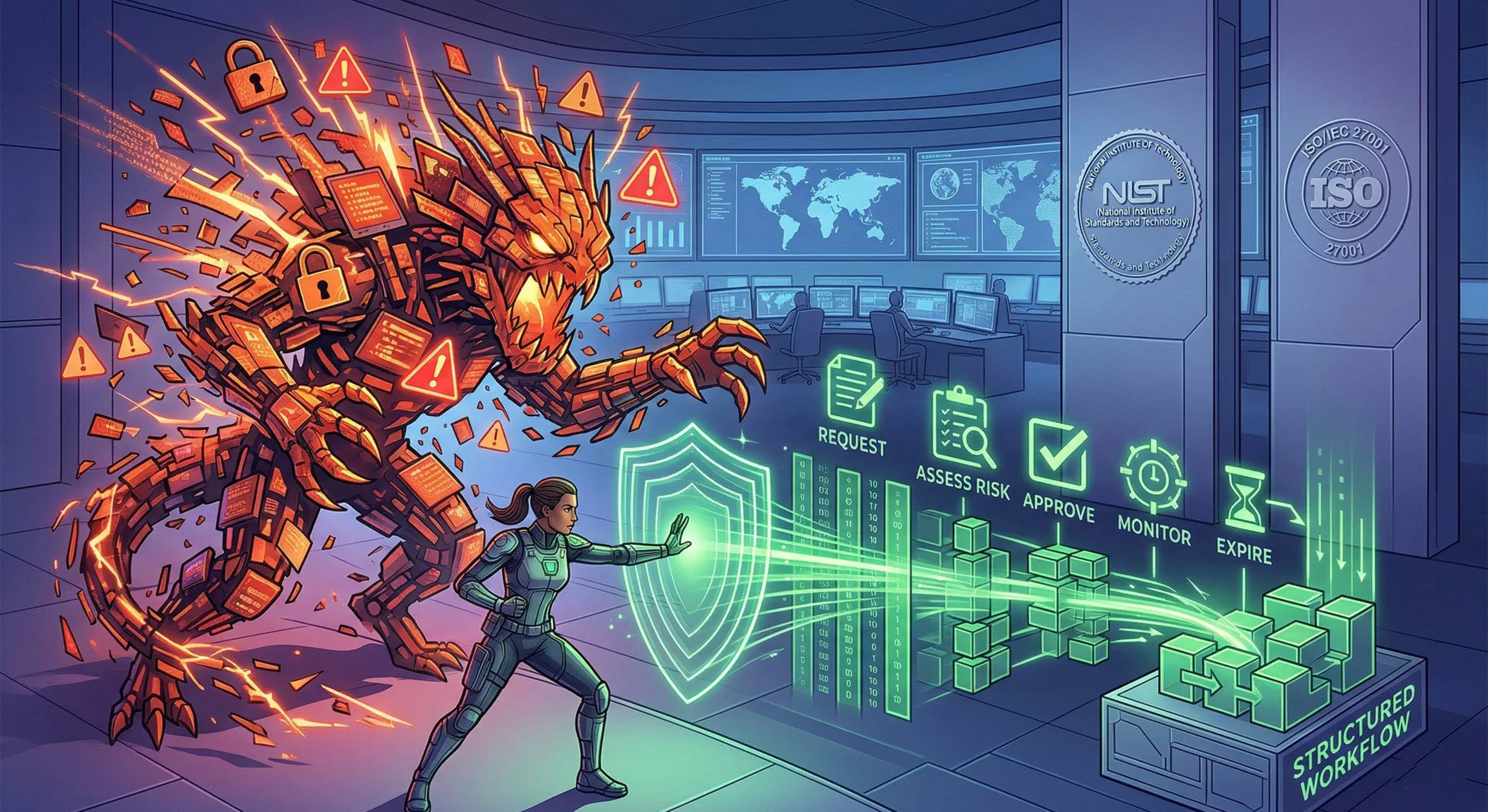 Taming the Exception Beast: Structuring Defensible Risk Exception Workflows Under NIST and ISO 27001