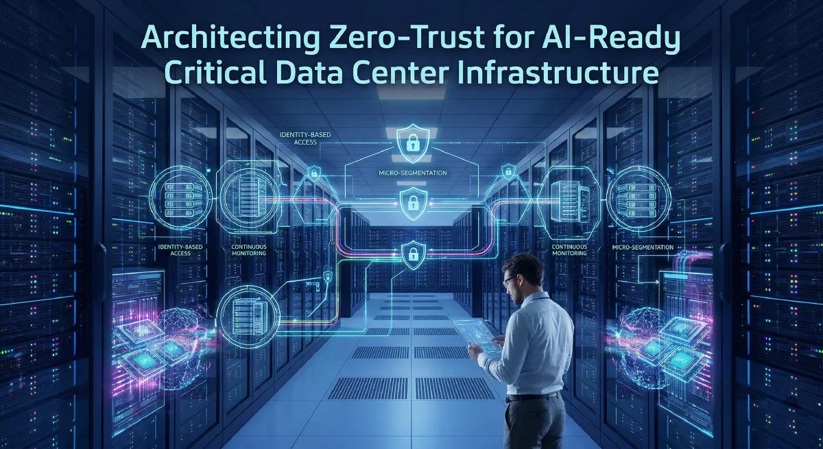 Architecting Zero-Trust for AI-Ready Critical Data Center Infrastructure