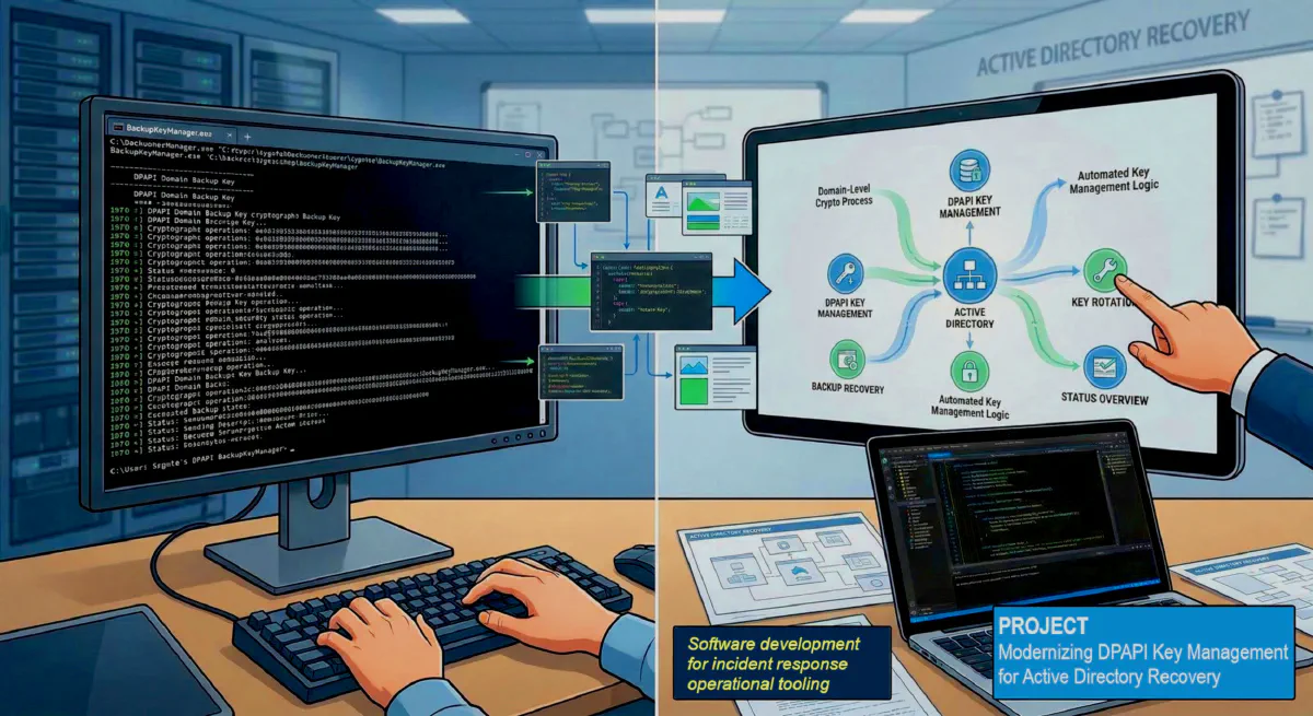 Development of a GUI Frontend for Sygnia’s DPAPI BackupKeyManager